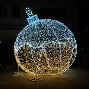 Décorations <span class=keywords><strong>de</strong></span> Noël en plein air, éclairage géant pour jardin, motif lumineux LED, décorations <span class=keywords><strong>de</strong></span> fête, grandes décorations à pénétrer, <span class=keywords><strong>boule</strong></span> LED 3D - Product Image 5