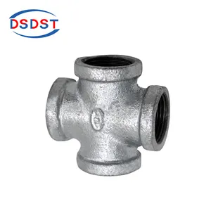 DSDST GMI אביזרי צינור ברזל ברזל חיבור גז שונים כולל פקק פטמות כובע צלב שווה OEM להתאמה אישית