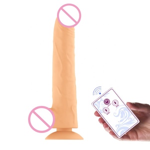 Monopoly Remote Control Women Sex Toy Suction Cup Big and Long Penis For Masturbation