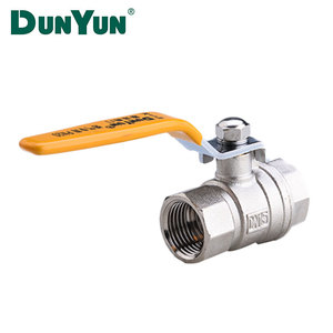 China Fabricante OEM 1/2 "Foraged Latão Válvula De Esfera De Gás com Alavanca Amarela Handle NPT/BSP Rosca Pneumática De Potência para Medidor De Gás - Product Image 4