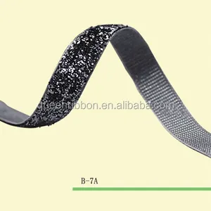 13mm (0,5 Zoll) Elastic Stretch Glitter Metallic Ribbon für Haar bänder und Schleifen