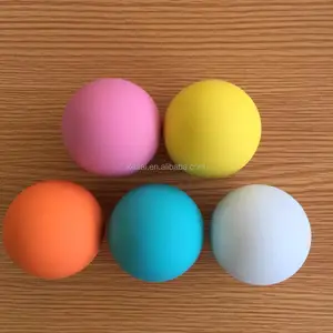 रंगीन रबर लैक्रोस मालिश गेंद बहुरंगी लैक्रोस गेंदों