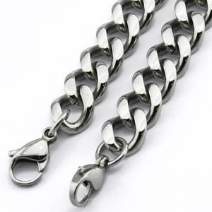 Br20 — bracelet chaîne pour <span class=keywords><strong>homme</strong></span> en acier inoxydable, nouveau Design, style rétro, bmark, <span class=keywords><strong>gravé</strong></span>, bijoux, vente en gros - Product Image 6