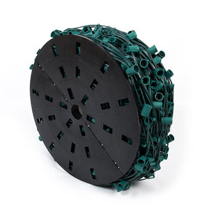 Зеленый провод 1000FT 1000 розетки Spt-1 18AWG C9 огни катушки