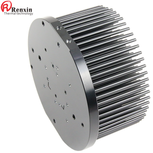 Dissipatore di Calore per Lampada LED da Coltivazione 140mm Nero Radiatore a Pinne in Alluminio Anodizzato Rotondo - Product Image 2