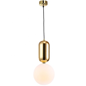 Lampe suspendue de chevet de chambre à coucher de designer en gros, moderne, blanche, ronde, en verre, <span class=keywords><strong>globe</strong></span>, boule, <span class=keywords><strong>luminaire</strong></span> suspendu - Product Image 6