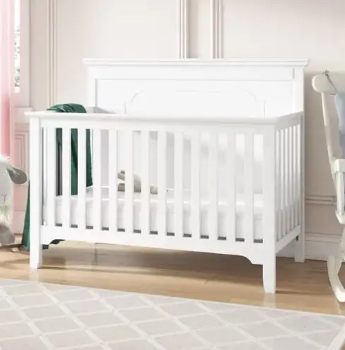 4-in-1 컨버터블 유아용 고품질 현대 아기 유아용 아기 침대