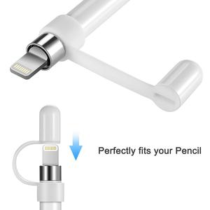 Per tappo a matita Apple, matita Apple tappo di ricambio magnetico <span class=keywords><strong>con</strong></span> supporto in silicone per <span class=keywords><strong>iPad</strong></span> <span class=keywords><strong>Pro</strong></span> 9.7 "/10.5"/12.9 "e <span class=keywords><strong>iPad</strong></span> - Product Image 2