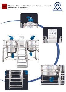 SINAEKATO Cao Năng Suất Xà Phòng Lỏng Dầu Gội Đầu Dây Chuyền Sản Xuất Cao Cắt Homogenizer Thép Không Gỉ Trộn Tank Với Khuấy - Product Image 5