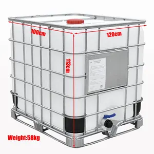 Fabricante chino, proveedor Chino, contenedor IBC de plástico de 1000L, tanque IBC