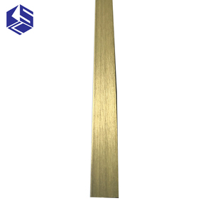 Profil d'extrusion pour transition murale, bande en forme de <span class=keywords><strong>U</strong></span>, garniture de carrelage, profil de sol en laiton - Product Image 3