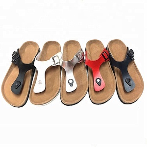 Commercio all'ingrosso di Nizza Qualità e Buon Prezzo di Uomini e Donne di Base ma Classico di Estate Flip-Flop <span class=keywords><strong>Sandali</strong></span> Infradito <span class=keywords><strong>con</strong></span> Tappo In <span class=keywords><strong>Sughero</strong></span> Del Piede-letto - Product Image 2
