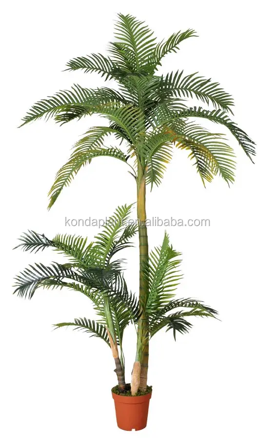 Ornamenta piante albero artificiale a buon mercato cinese di plastica coperta dal vivo aria bonsai alberi di palma