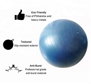 Impresión <span class=keywords><strong>de</strong></span> logotipo personalizado 55 cm silla azul equilibrio <span class=keywords><strong>yoga</strong></span> consolador pelota <span class=keywords><strong>de</strong></span> ejercicio gimnasio pelota <span class=keywords><strong>de</strong></span> ejercicio - Product Image 2