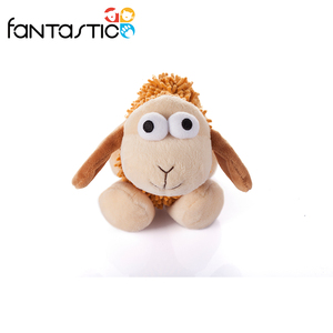 Mignon mini moutons en peluche jouets cadeau pour chien avec siffleur à l'intérieur - Product Image 1