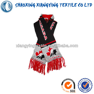 Canada outfit <span class=keywords><strong>sexy</strong></span> fans's knit scarf hot selling - Product Image 1