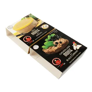 Customized Print Food Container Sleeves Paper Packaging Sleeve Wrap Band