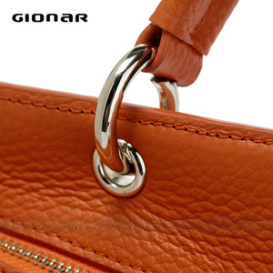 Gionar productos más vendidos de la marca naranja de alta calidad de cuero genuino bolso de <span class=keywords><strong>los</strong></span> bolsos de las mujeres - Product Image 5