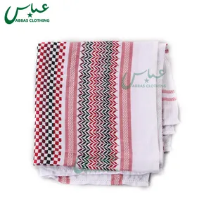 Y075-W Shemagh Desain Kustom Syal Barley Saudi Syal Merek Pengelasan