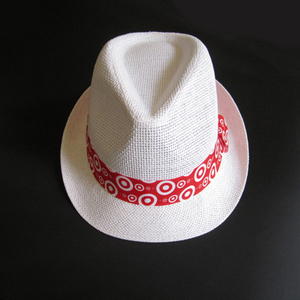 Cappelli Fedora in Paglia di <span class=keywords><strong>Carta</strong></span> Personalizzati con Logo Promozionale per Donne e Uomini, Vendita all'Ingrosso - Product Image 3