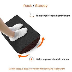 Réglable Ergonomique Repose-pieds Coussin avec 2 Couvercle Optionnel Repose-pieds Oreiller avec <span class=keywords><strong>MagicTape</strong></span> Pour Bureau De Voyage D'avion - Product Image 4
