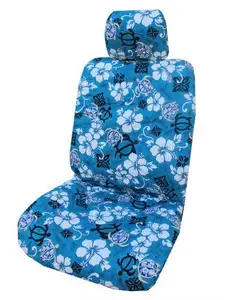 Гавайские синие Чехлы для автомобильных сидений с отдельным подголовником Aloha Hibiscus