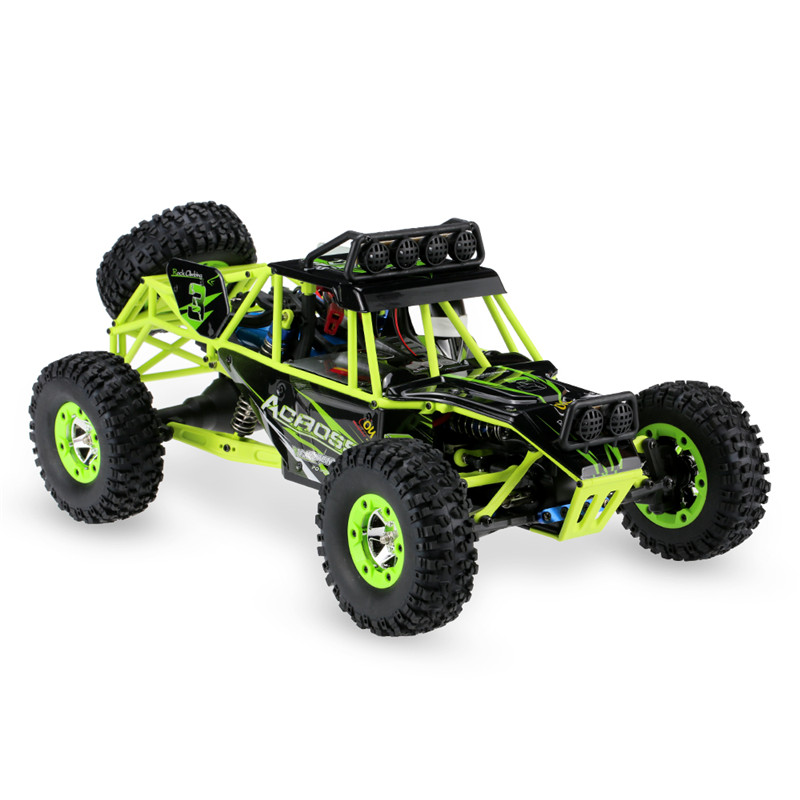 Wltoys Mobil Mainan Rc 12428 1/12 2.4G, Mobil Listrik 4WD Memanjat RTR 50Km/Jam