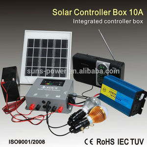 Plug and play de energía solar en casa kits 100 W 200 W 500 W con ventilador solar y TV - Product Image 1
