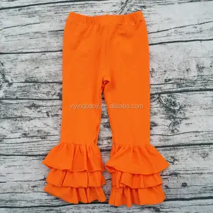 Pens Ruche Broek Bijpassende Meisjes Broek Kids Lente Zomer Groothandel Meisjes Print Broek