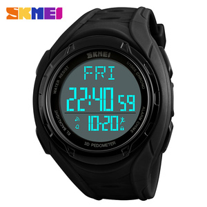 Skmei Đồng Hồ Kỹ Thuật Số Hướng Dẫn Của Nhãn Hiệu 3D Pedometer Kép Thời Gian Wriwatwatches Khóa Chống Thấm Hồ Thông Minh Giá Rẻ - Product Image 1