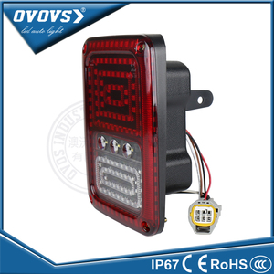 OVOVS best seller EE. UU./UE flash rojo trasero luces de giro 12 <span class=keywords><strong>v</strong></span> llevó la luz de la cola para <span class=keywords><strong>J</strong></span>-eep W-rangler - Product Image 5