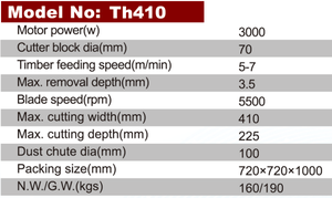 Máy Bào Gỗ Planer Thicknesser, Độ Dày Planer Craigslist, Điện Tay Planer Th410 - Product Image 2