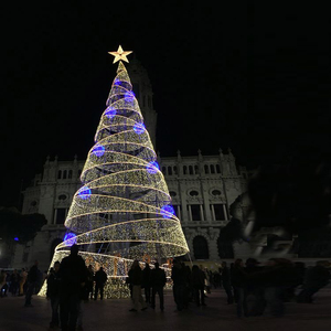 New Festival Decorative Big <strong>Outdoor</strong> Spiral Rope Led <strong>Light</strong> Christmas <strong>Tree</strong> - Product Image 4