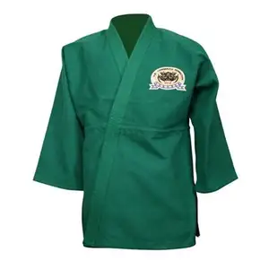 Uniforme de karate verde de artes marciales de siglo, uniforme de taekwondo