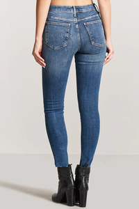 OEM Luxury Customized Victorious Stretch Rosa Embro <strong>Women</strong> Floral <strong>Embroidered</strong> Skinny <strong>Jeans</strong> 014 - Product Image 6