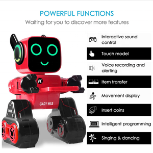 Lazada Offres Spéciales contrôle tactile et sonore, parle, danse, joue de la musique, télécommande jouet <span class=keywords><strong>Robot</strong></span> pour enfants - Product Image 2