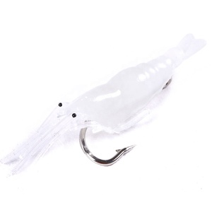 4cm 1.5g 5 pz/borsa vendita calda gamberetti con odore di erba gamberi <span class=keywords><strong>artificiale</strong></span> pesca esca - Product Image 3