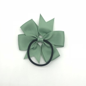 100pcs 40 Colors Good Quality Grosgrain Ribbon <strong>Bow</strong> <strong>Elastic</strong> Hair Tie Boutique 8cm Hair <strong>Bow</strong> Rope Kids Ponytail Holder Head Wear - Product Image 6