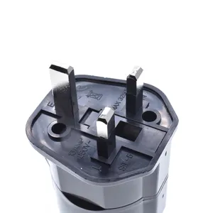 EU Frankrijk Parijs 2-pins naar UK 3-pins stekker 13A 250V AC universele Europese adapter reisconverter Europees naar Engeland connector - Product Image 4