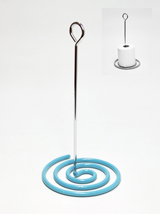 Soporte de toalla de papel Kichen de mesa de metal estable de color cromado - Product Image 6