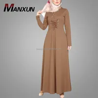 Moda Medio Oriente mujeres Abaya islámico ropa modestos Maxi vestido