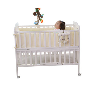 Moderne style sécurité du nouveau-né bébé crèche en bois lit bébé lit - Product Image 2