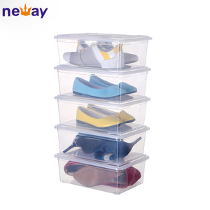 Clear Plastic Shoe Storage Box