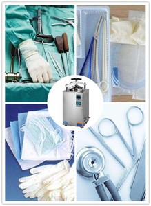 Sterilizzatore ad alta temperatura chirurgico automatico dell'<span class=keywords><strong>autoclave</strong></span> del vapore di pressione verticale da 100 litri da vendere - Product Image 4