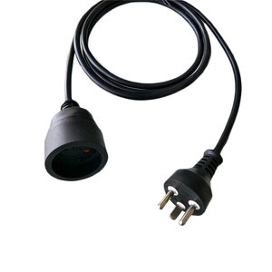 Usine en gros PVC Cordon D'alimentation <span class=keywords><strong>Danemark</strong></span> Standard <span class=keywords><strong>Prise</strong></span> Électrique - Product Image 6
