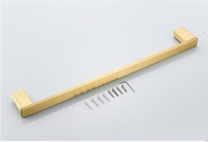 Porte-Serviettes En Acier inoxydable Moderne Accessoires <span class=keywords><strong>De</strong></span> <span class=keywords><strong>Salle</strong></span> <span class=keywords><strong>De</strong></span> <span class=keywords><strong>Bain</strong></span> Support Mural Or Brossé <span class=keywords><strong>Serviette</strong></span> <span class=keywords><strong>Barre</strong></span> - Product Image 5