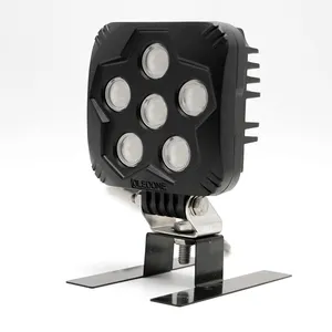 OLEDONE 60W 5 Polegadas LED Luz de Trabalho com Design Especial Quadrado Preto Capa para Off-road Caminhão Agrícolas lâmpada led de trabalho 12v 24v