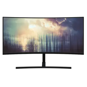 Venta al por mayor 35 pulgadas curvo LCD LED Monitor Ultra Wide Computer Gaming Monitor