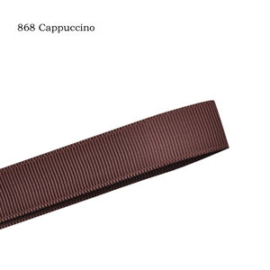 Cinta de grogrén a rayas, suave, sólida, 0,5 pulgadas (13mm) - Product Image 4