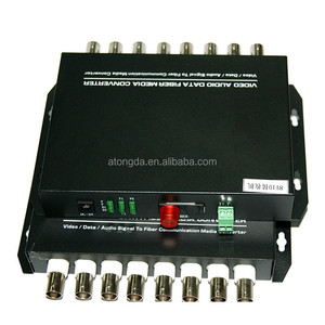 Atongda alta qualidade 8 canal <span class=keywords><strong>digital</strong></span> BNC ao conversor de vídeo de fibra óptica cctv